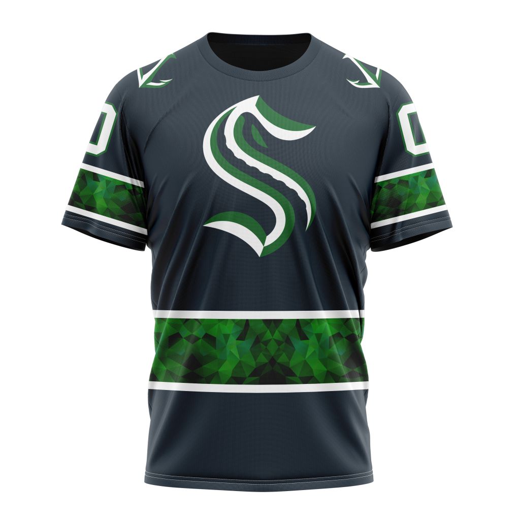 Seattle Kraken Special City Connect Design 02 Personalized Name And Number T-Shirt Oregontrailrvpk Shirt