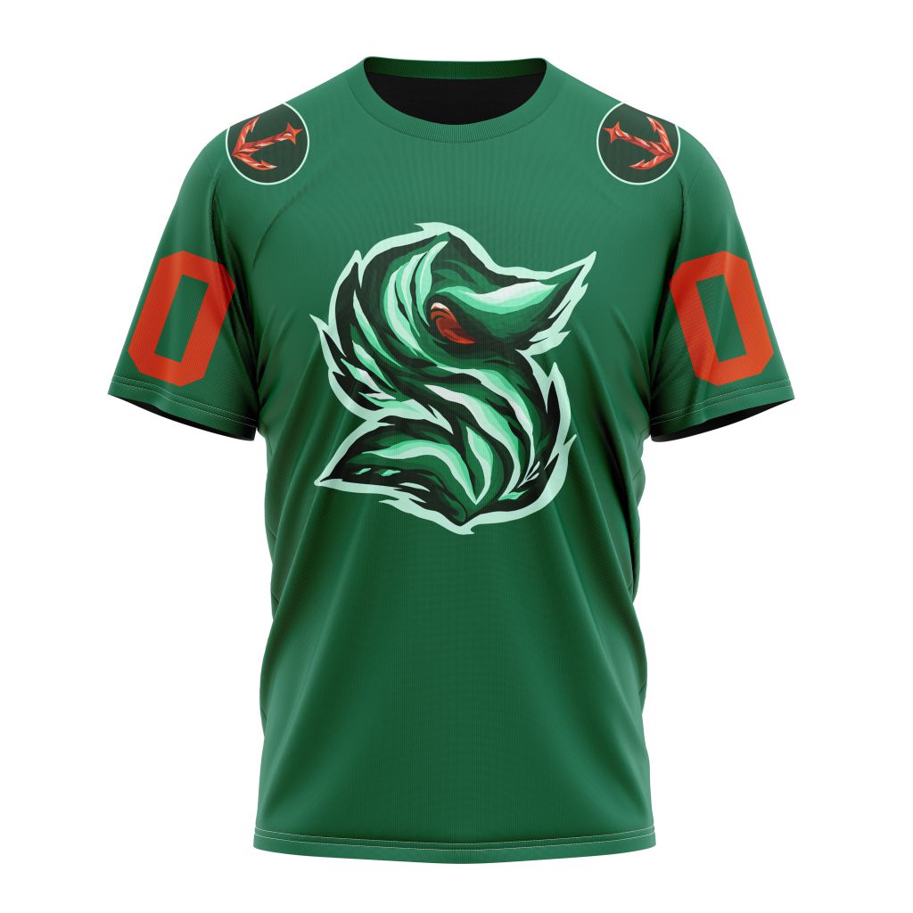 Seattle Kraken Special Green Night 2023 Personalized Name And Number T-Shirt Oregontrailrvpk Shirt