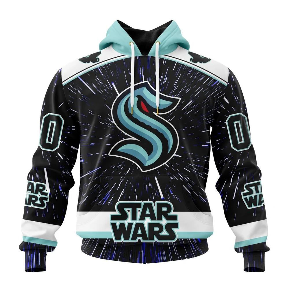 Seattle Kraken Special Star Wars Design All Over Print Hoodie Style 26907