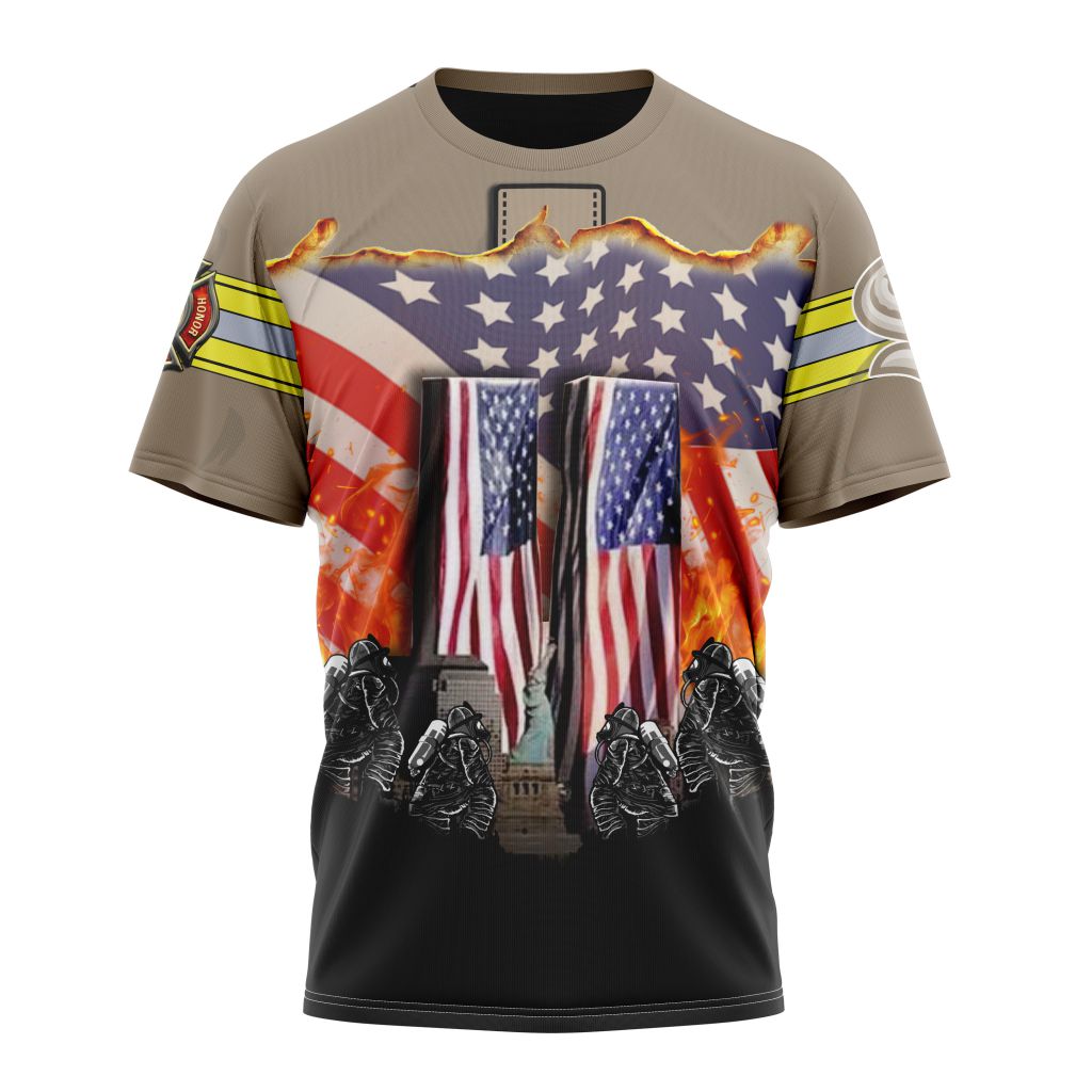 Seattle Kraken Specialized Concepts For Honor Patriot Day Personalized Name And Number T-Shirt Oregontrailrvpk Shirt