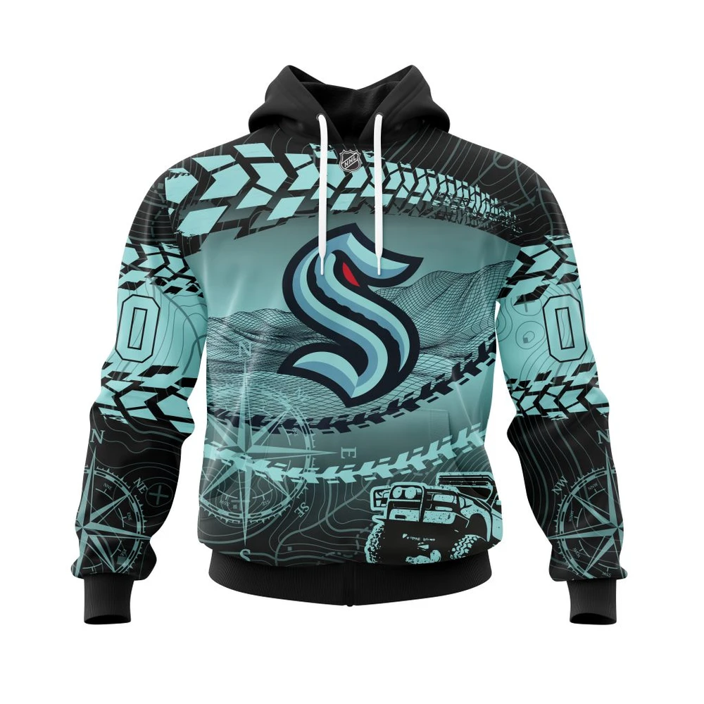 Seattle Kraken Specialized Off Road All Over Print Hoodie Style 68280