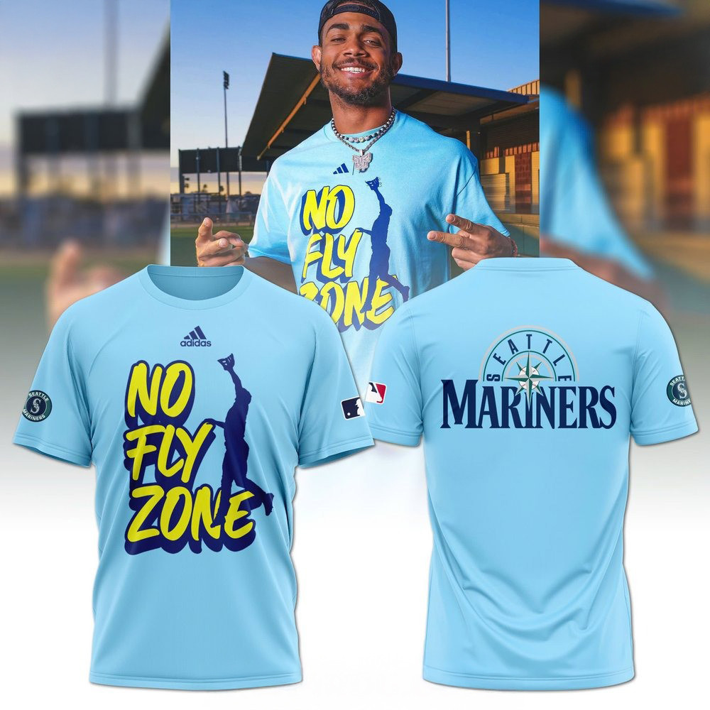 Seattle Mariners No Fly Zone Special Edition T-Shirt Baseball Player Gift Ideas Oregontrailrvpk Shirt