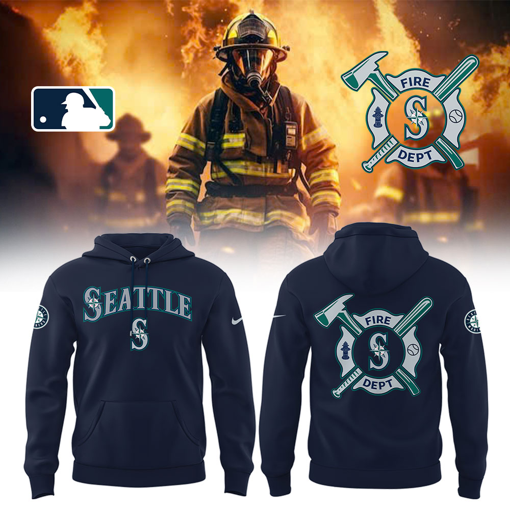 Seattle Mariners x Firefighter Appreciation Night Hoodie Unique Baseball Gifts