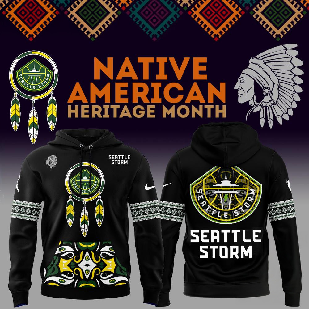 Seattle Storm National American Indian Heritage Month Hoodie Basketball