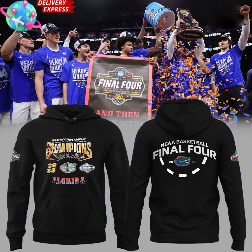 SEC Tournament Florida Gators Men's Basketball Champions Hoodie Basketball