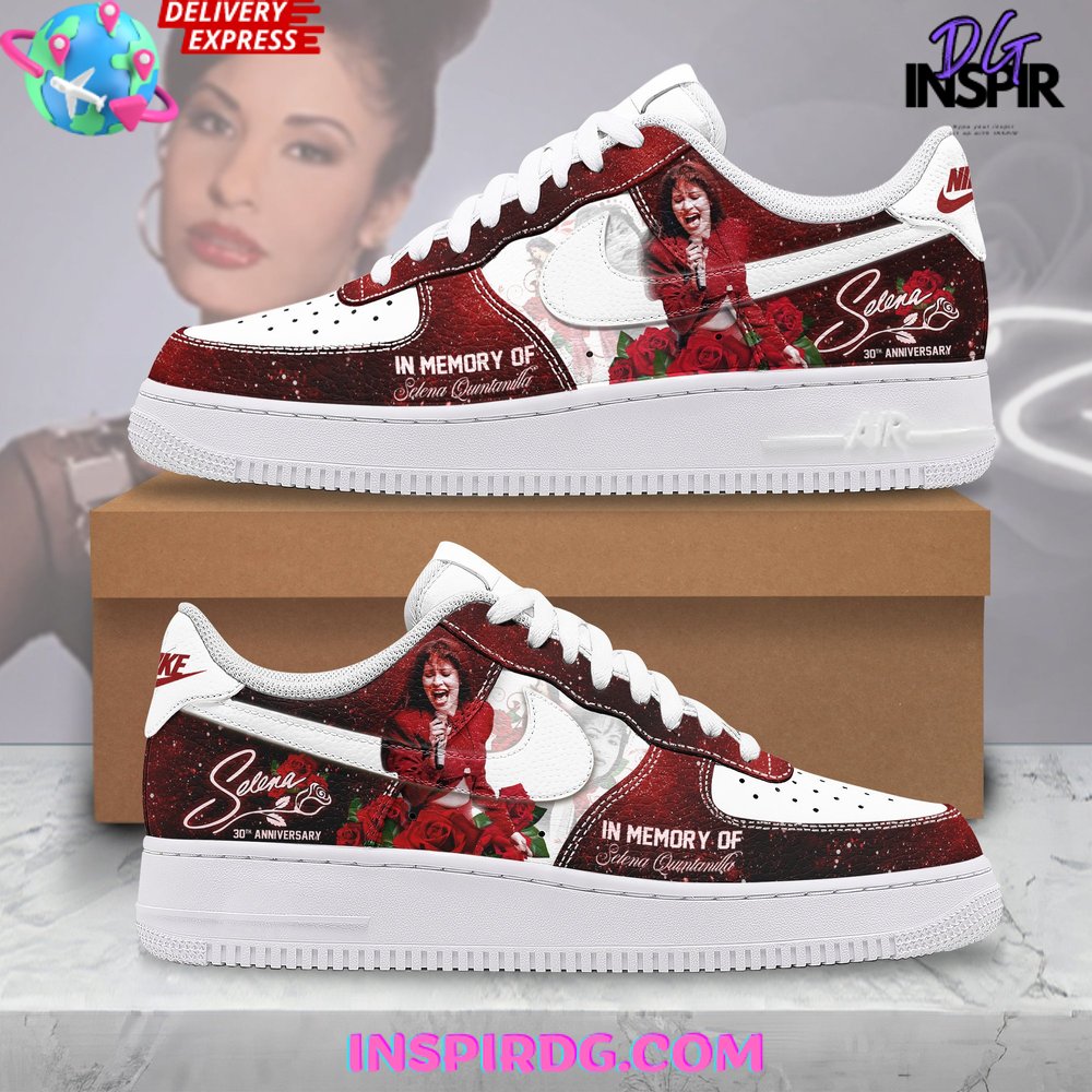Selena Quintanilla 30th Anniversary Memorial Special Air Force 1 Sneakers
