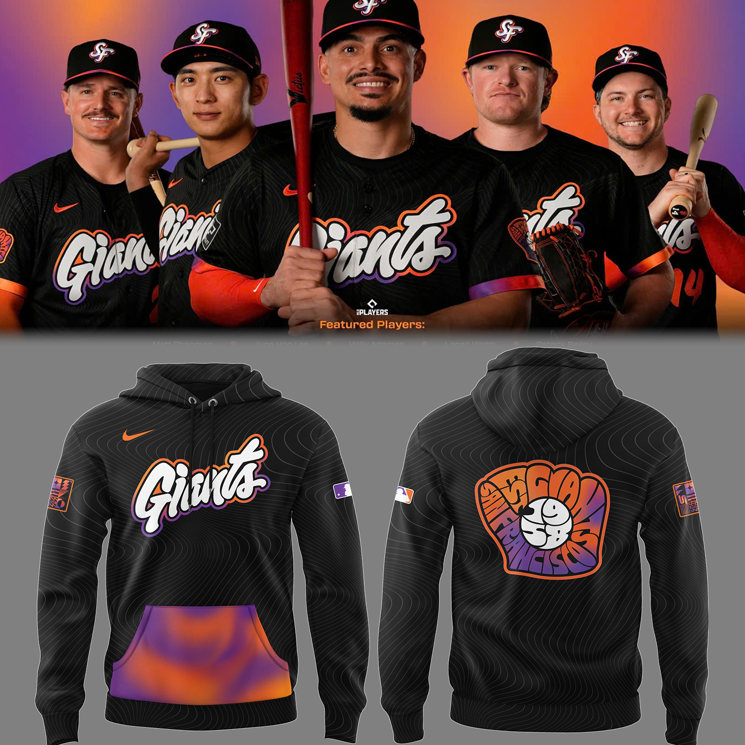 Sf Giants Baseball Limited City Connect 2.0 The Remix Hoodie Gift For Baseball Lover