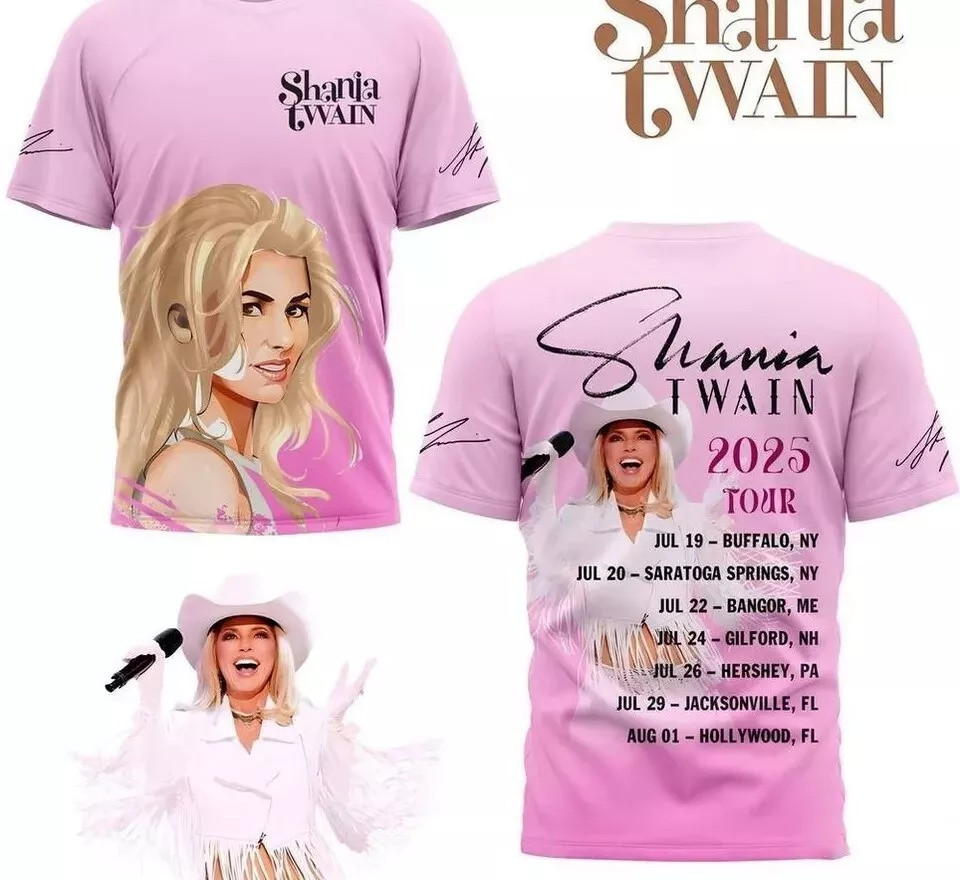 Shania Twain 2025 Tour Shirt For For Girlfriend Oregontrailrvpk Shirt