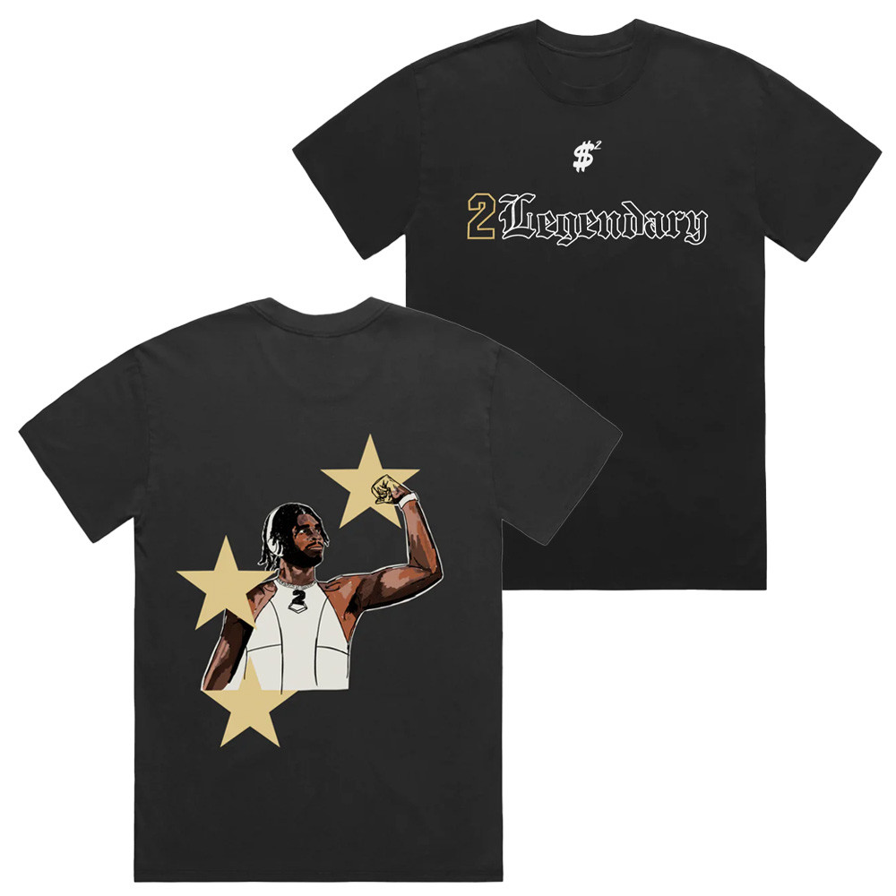 Shedeur Sanders 2Legendary Merch 2 Legendary Sketch Tee Shirt Apparel Oregontrailrvpk Shirt