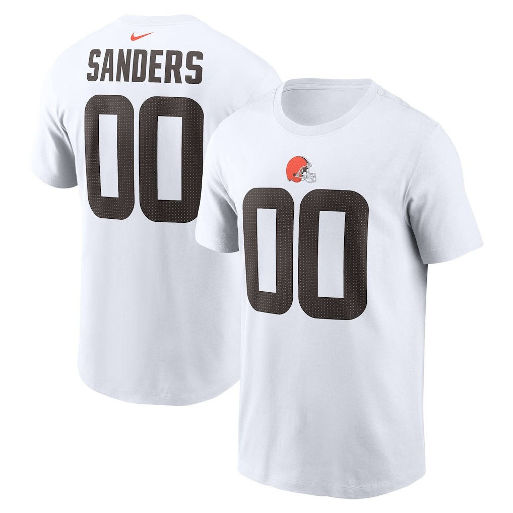 Shedeur Sanders Cleveland Browns Shirt 2025 NFL Draft Name & Number T-Shirt Merch Apparel Oregontrailrvpk Shirt