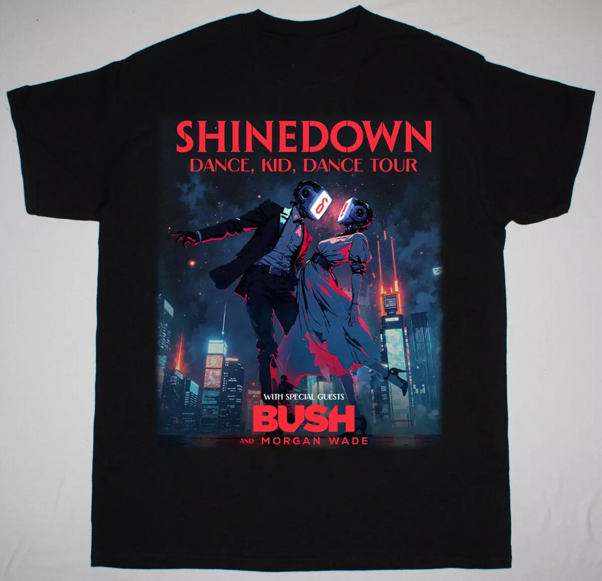 Shinedown Dance Tour 2025 T-Shirt Music Gift Ideas For Guys Oregontrailrvpk Shirt