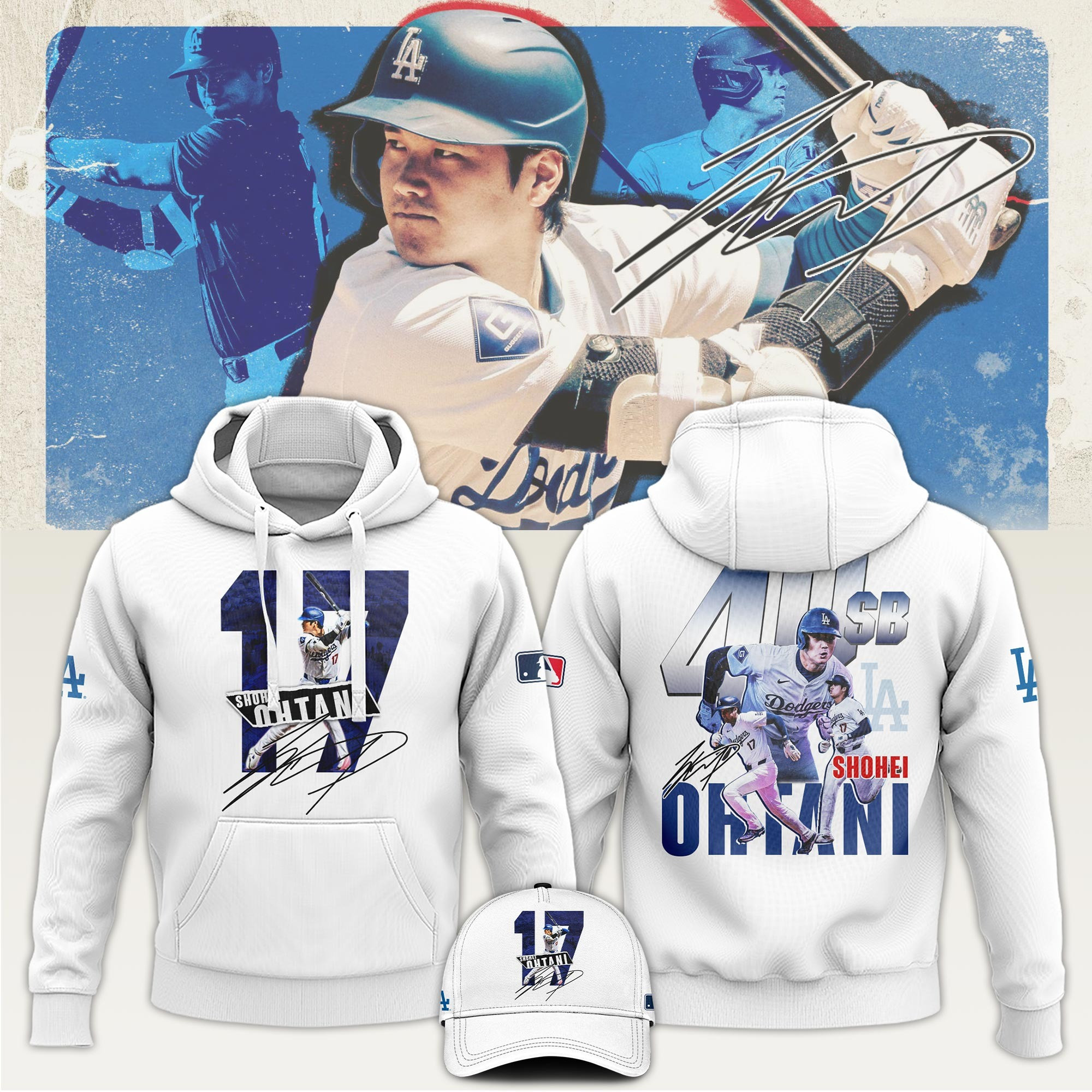 Shohei Ohtani Hoodie Ohtani Has A 40-Hr 40-Sb Season Hoodie For Fans