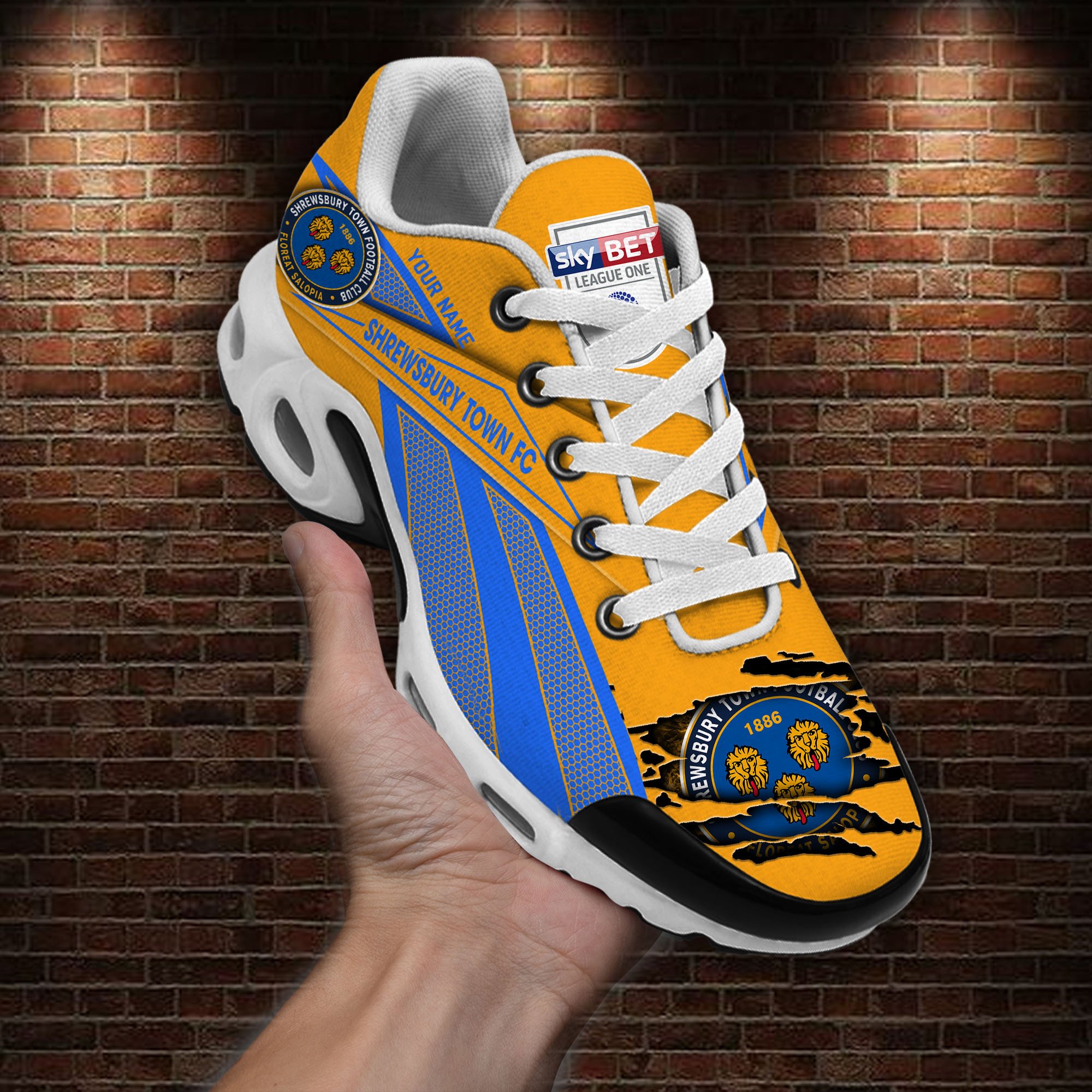 Shrewsbury Town Air Max Plus Shoes Sneakers For Men And Women