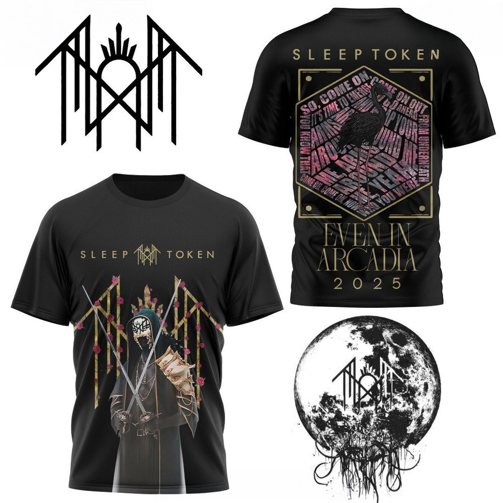 Sleep Token Even In Arcadia 2025 T-Shirt Cool Oregontrailrvpk Shirt