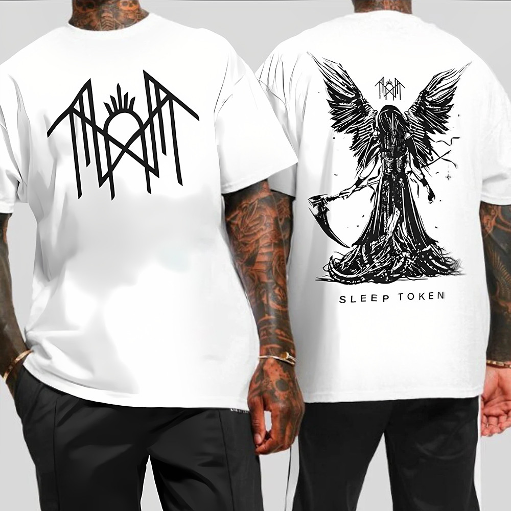 Sleep Token Shirt Reaper Angel Sleep Token Band Tee Shirts Tour Merch Oregontrailrvpk Shirt
