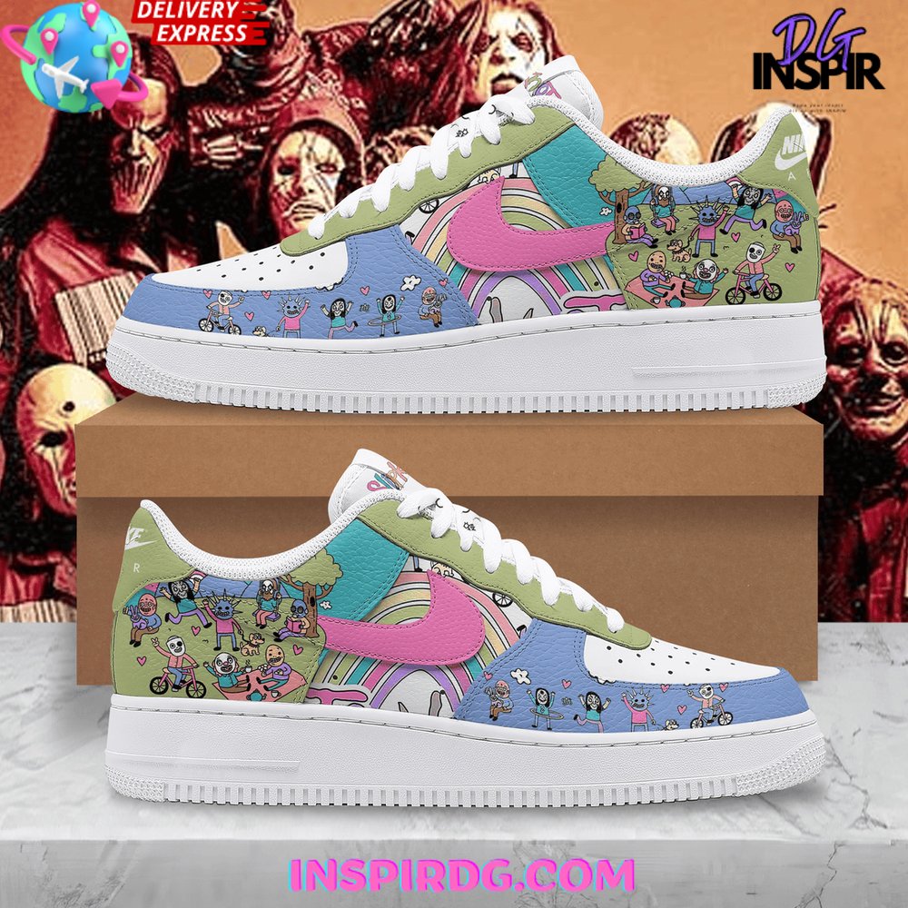 Slipknot Doodle Art Limited Air Force 1