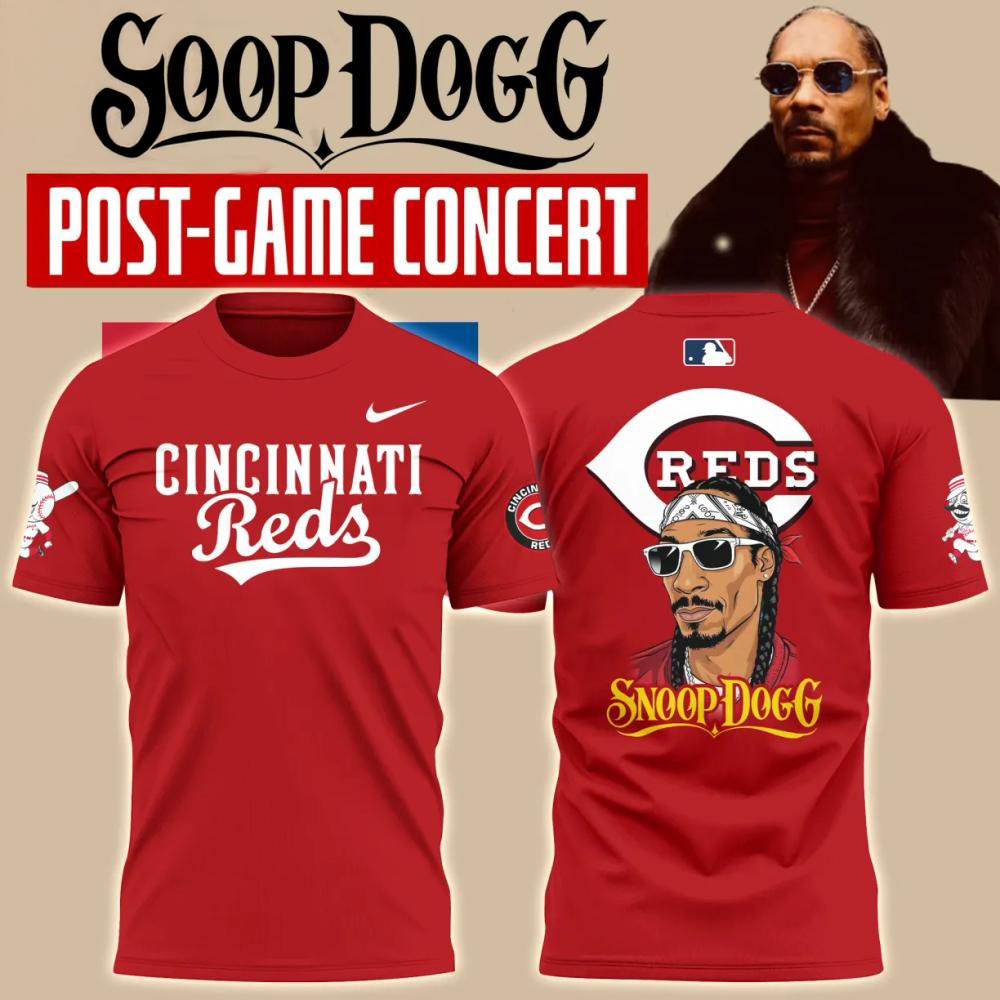 Snoop Dogg Post-Game Concert Cincinnati Reds Shirt Oregontrailrvpk Shirt