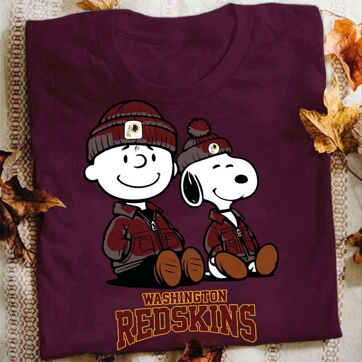Snoopy And Charlie Brown Washington Redskins T-Shirt Gift Ideas For Football Lovers Oregontrailrvpk Shirt