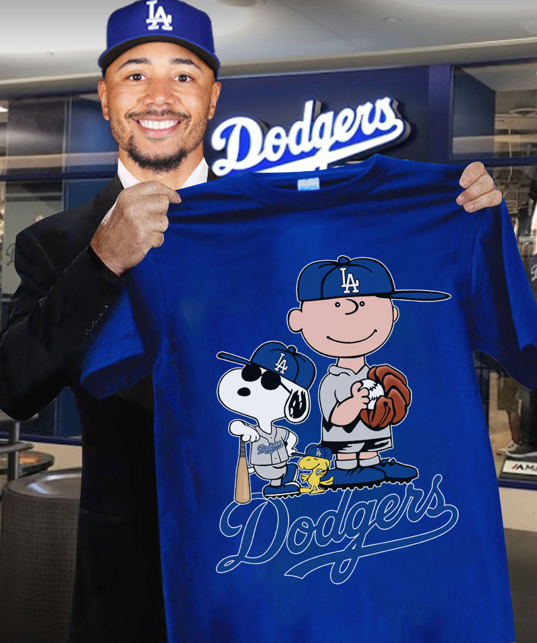 Snoopy And Woodstock Los Angeles Dodgers T-Shirt Gift Ideas For Baseball Lovers Oregontrailrvpk Shirt