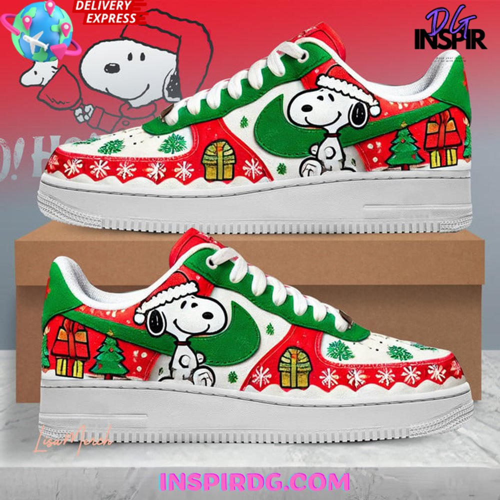 Snoopy Christmas Art Limited Edition Air Force 1