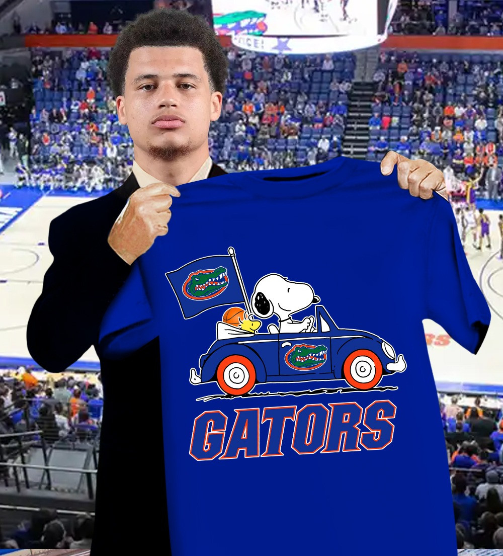 Snoopy Florida Gators T-Shirt Cute Fan Merch Florida Gators Father's Day Gifts For Dad Oregontrailrvpk Shirt