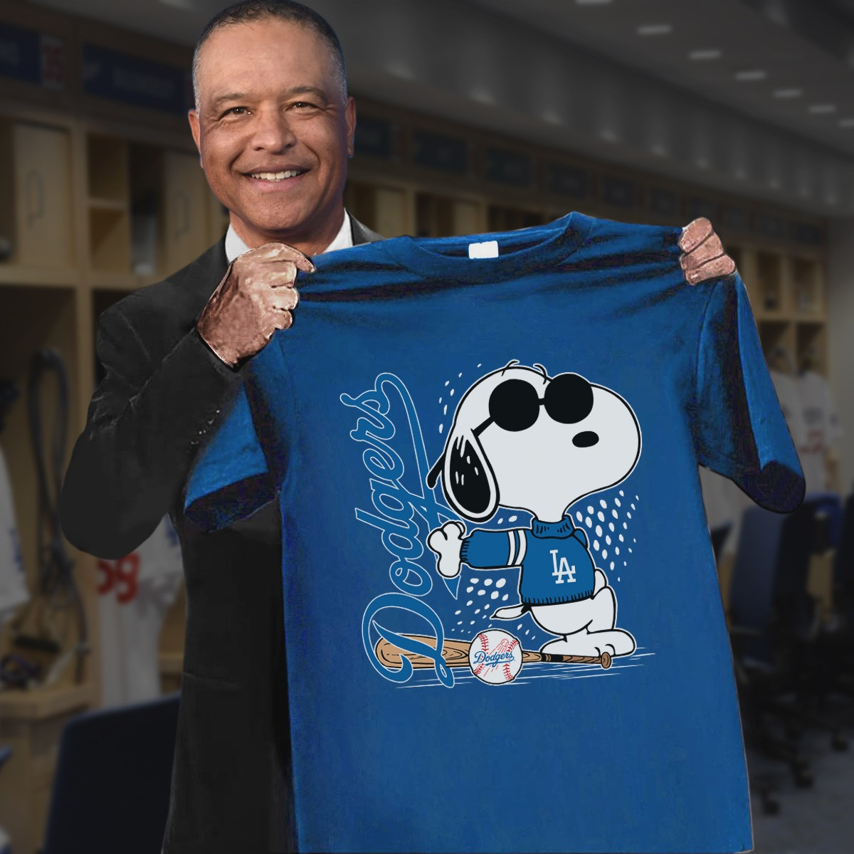 Snoopy Los Angeles Dodgers T-Shirt Cute LA Dodgers Fans Oregontrailrvpk Shirt