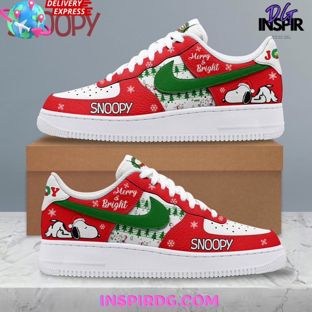 Snoopy Merry & Bright Limited Edition Air Force 1