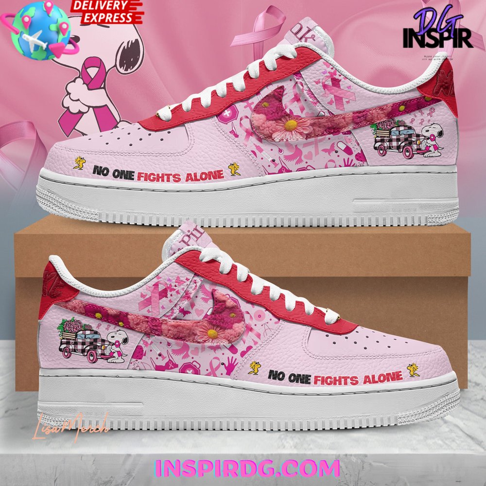 Snoopy No One Fights Alone Limited Edition Air Force 1