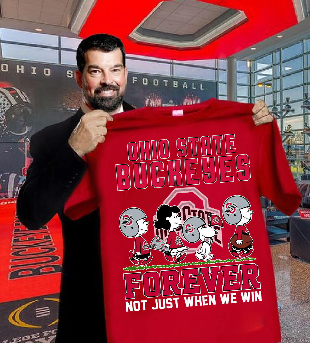 Snoopy Ohio State Buckeyes Forever Not Just When We Win T-Shirt Football Oregontrailrvpk Shirt