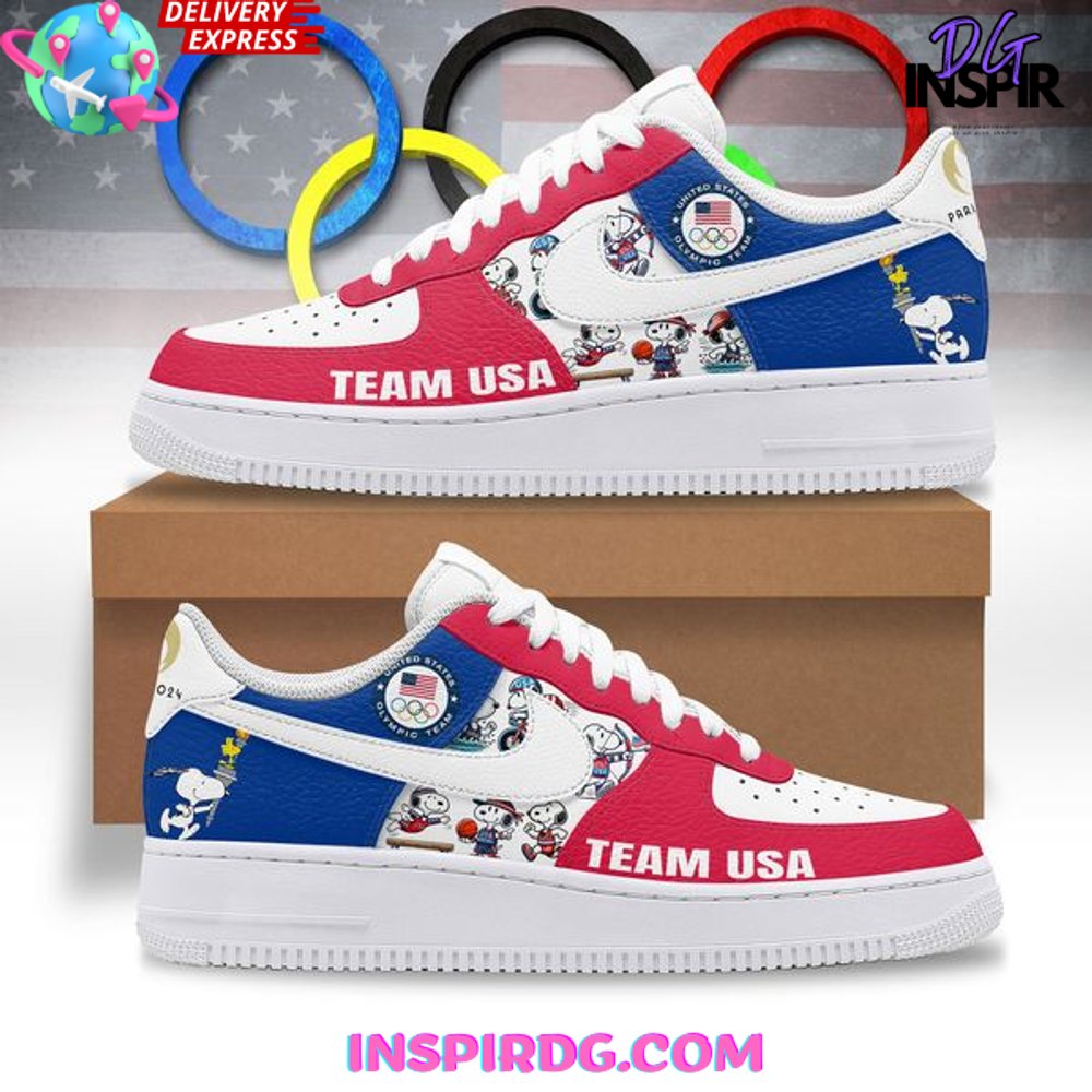 Snoopy Olympic Paris 2024 Air Force 1
