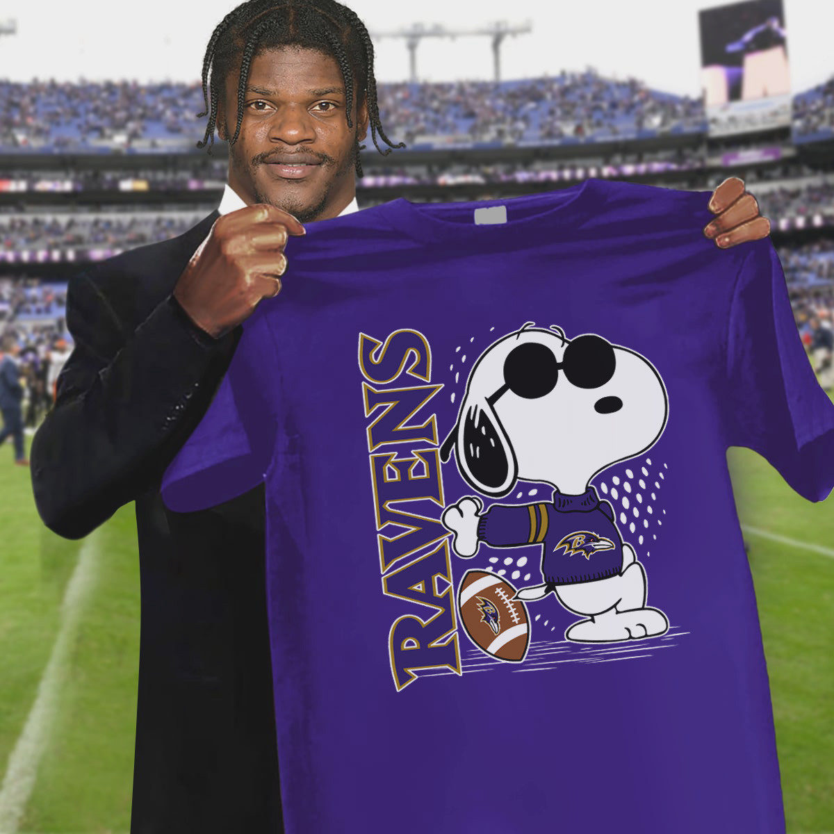 Snoopy The Peanuts Baltimore Ravens T-Shirt Unique Gifts For Football Lovers Oregontrailrvpk Shirt
