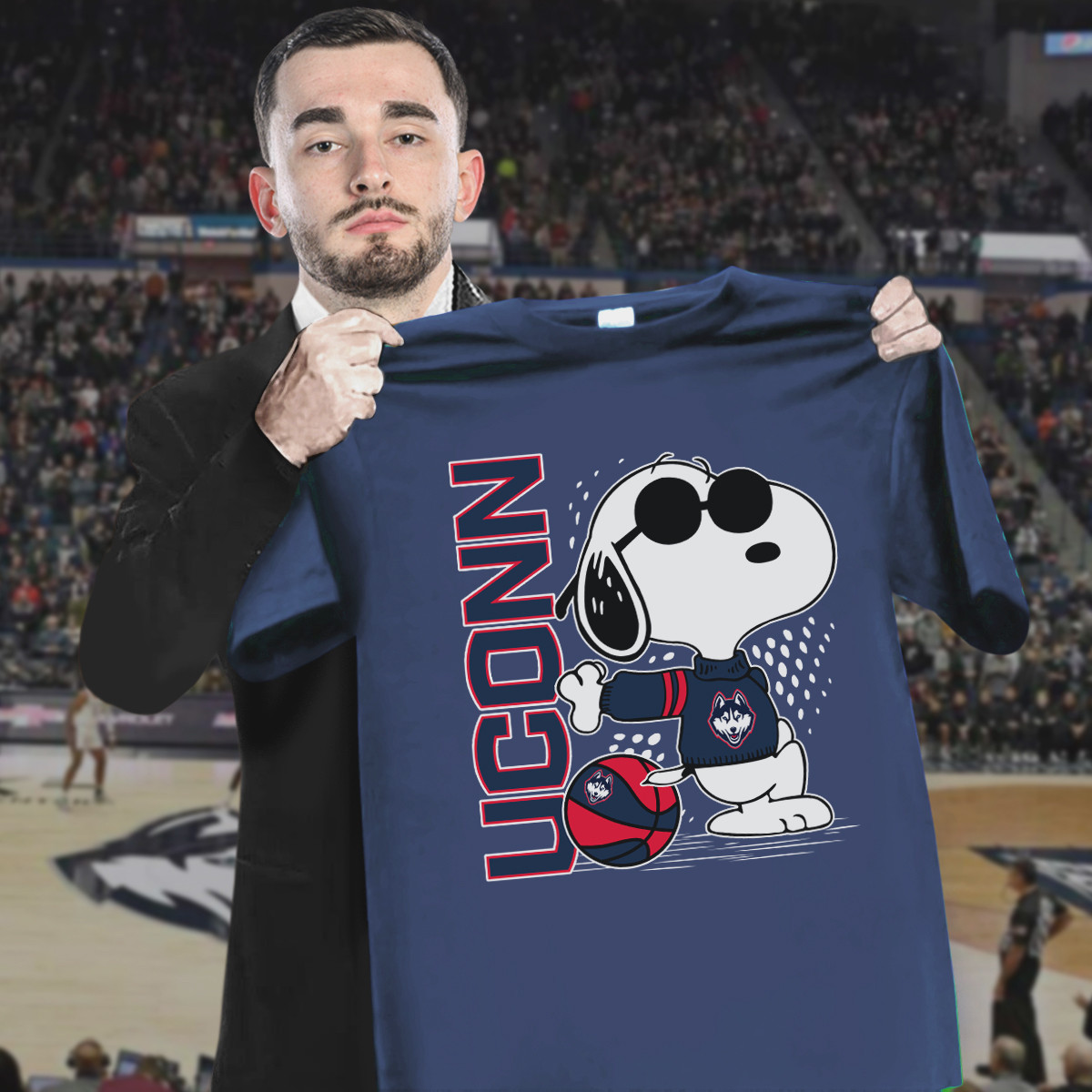 Snoopy The Peanuts UConn Huskies T-Shirt Unique Gifts For Basketball Lovers Oregontrailrvpk Shirt