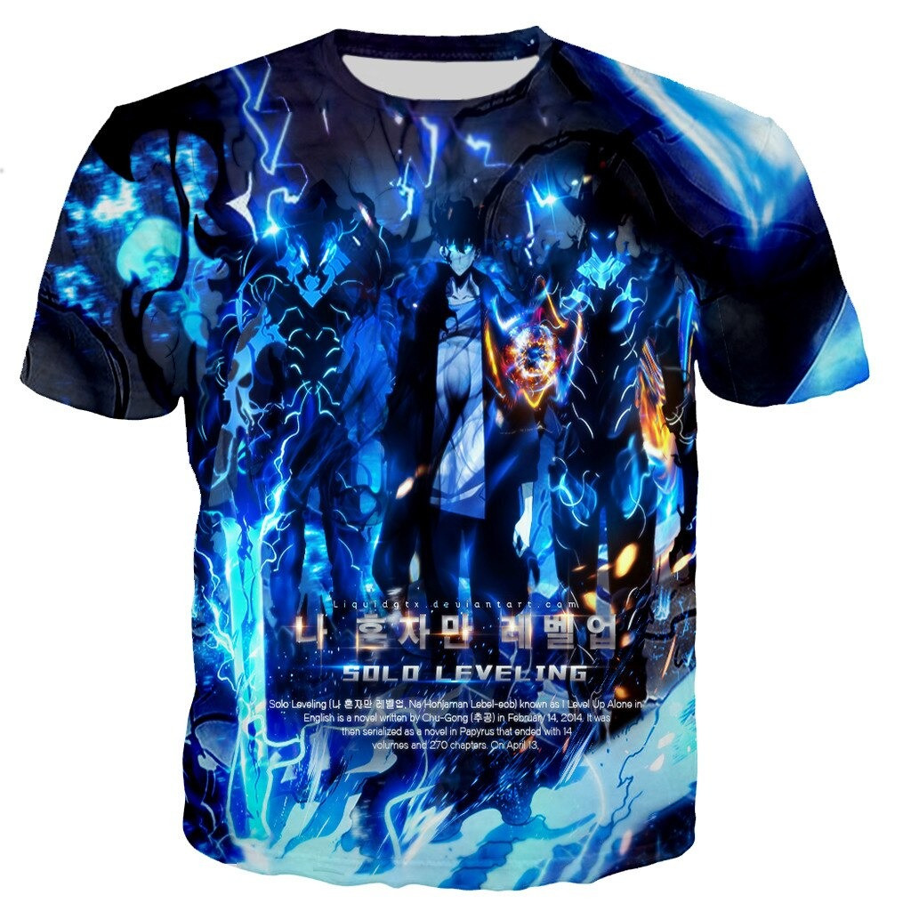 Solo Leveling Shirt Leveling Jin Woo X Beru X Igris T-Shirt Official Merch Manga Fans Oregontrailrvpk Shirt