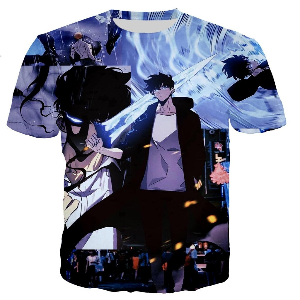 Solo Leveling Shirt Manga Shadow Monarch Jin Woo T-Shirtolo Leveling Merch Apparel Oregontrailrvpk Shirt