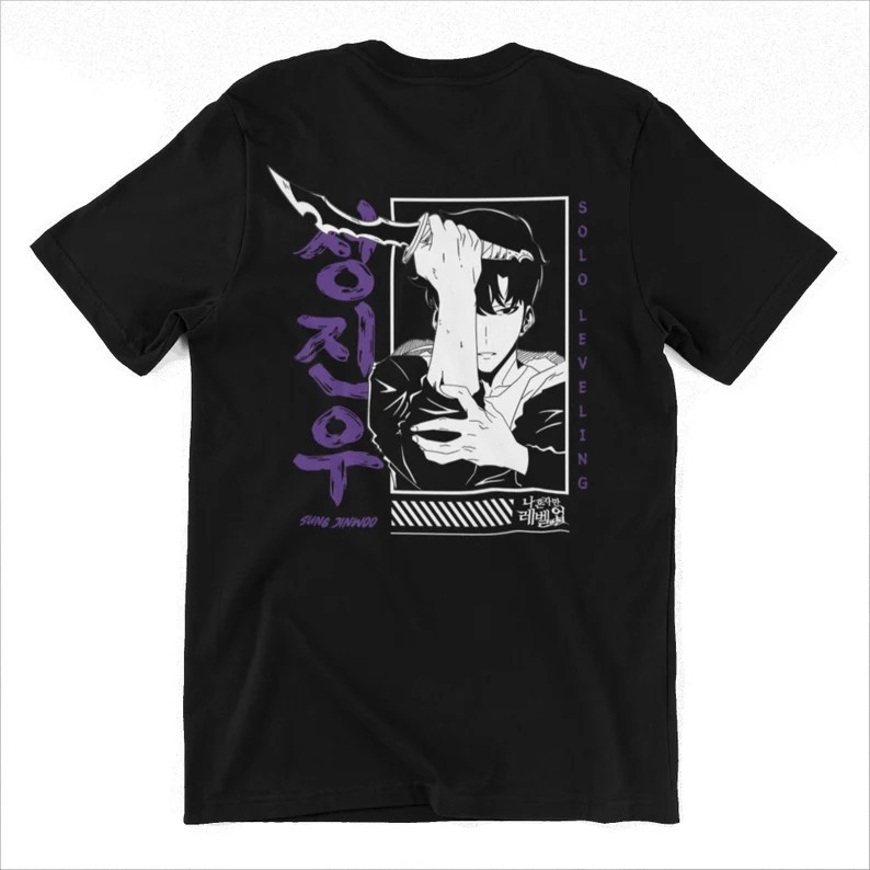 Solo Leveling Shirt Manga Sung Jin Woo Solo Leveling T-Shirt Merch Oregontrailrvpk Shirt