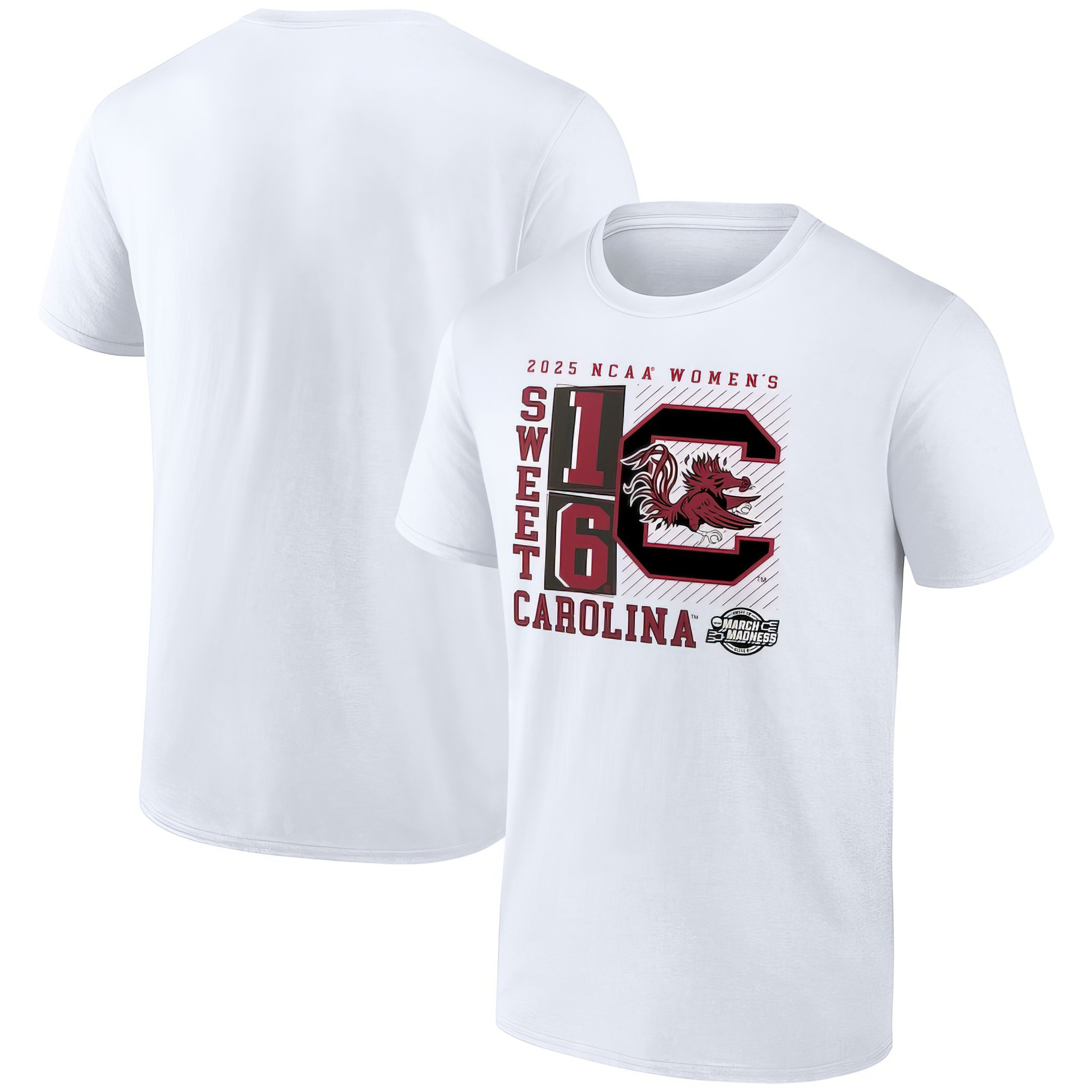 South Carolina Gamecocks 2025 NCAA Women's Basketball Sweet 16 No Look Pass T-Shirt Fans Gift Oregontrailrvpk Shirt