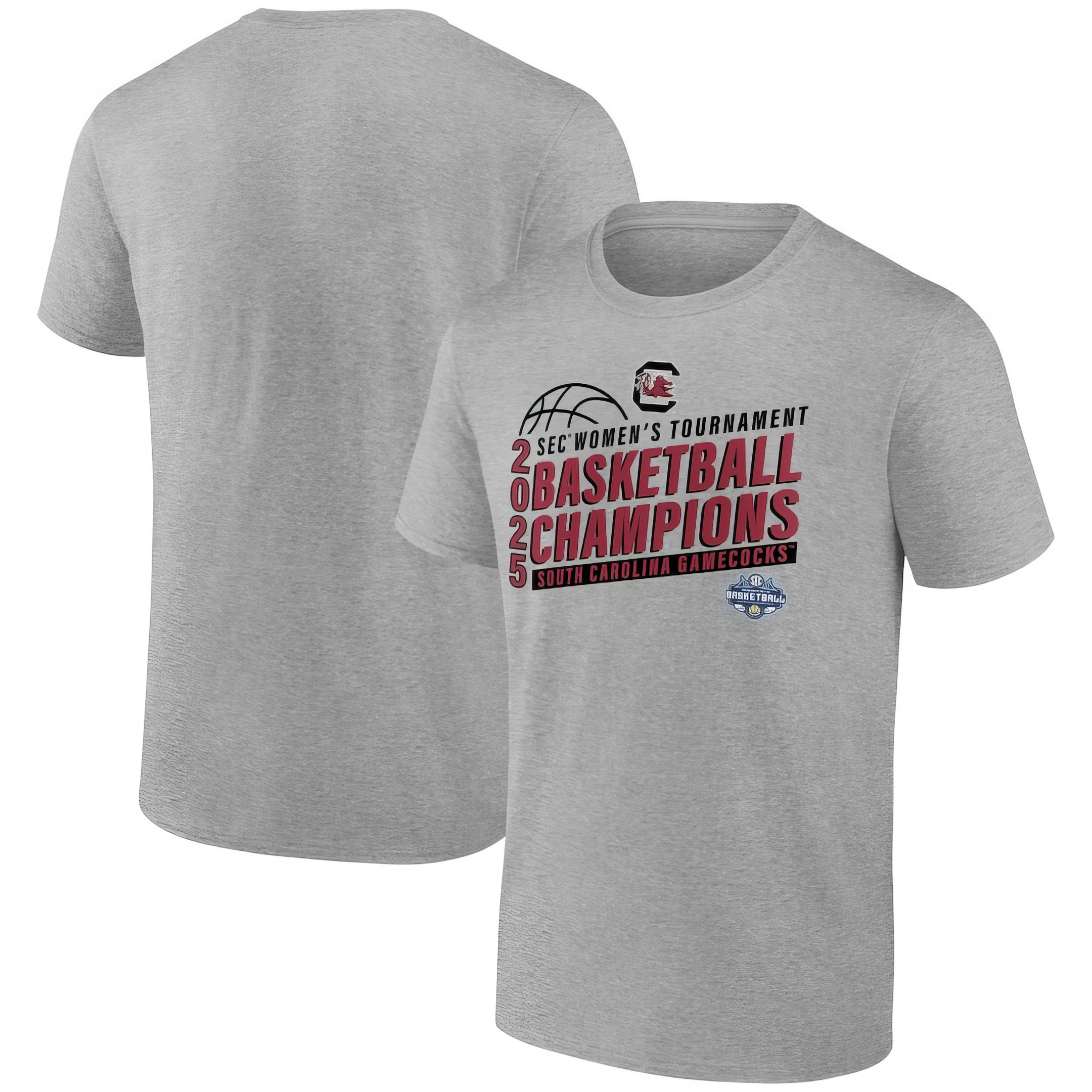 South Carolina Gamecocks 2025 SEC Women's Basketball Conference Tournament Champions T-Shirt Oregontrailrvpk Shirt