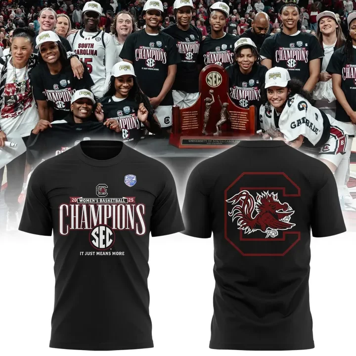 South Carolina Gamecocks Champions SEC Shirt 2025 Football Oregontrailrvpk Shirt