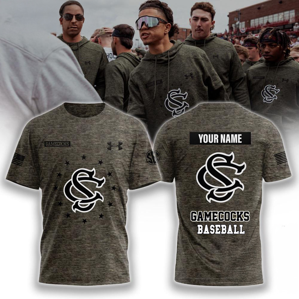 South Carolina Gamecocks NCAA Baseball x Salute To Service 2025 Shirt Oregontrailrvpk Shirt