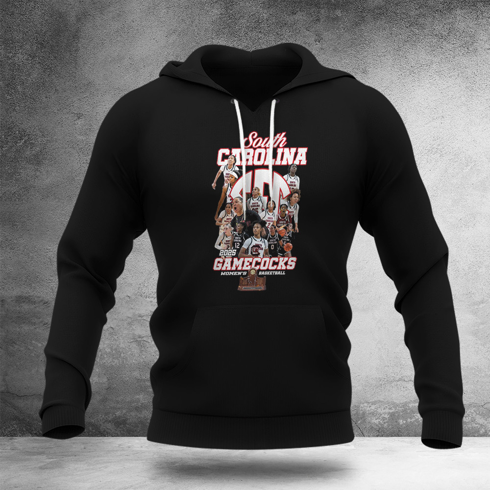 South Carolina Gamecocks Women's Basketball Champions 2025 Hoodie Basketball