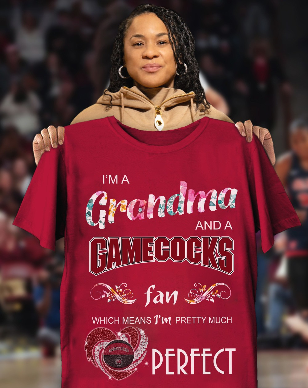 South Carolina I'm A Grandma And A Gamecocks Fan Shirt Gifts For Grandma Mother's Day Oregontrailrvpk Shirt