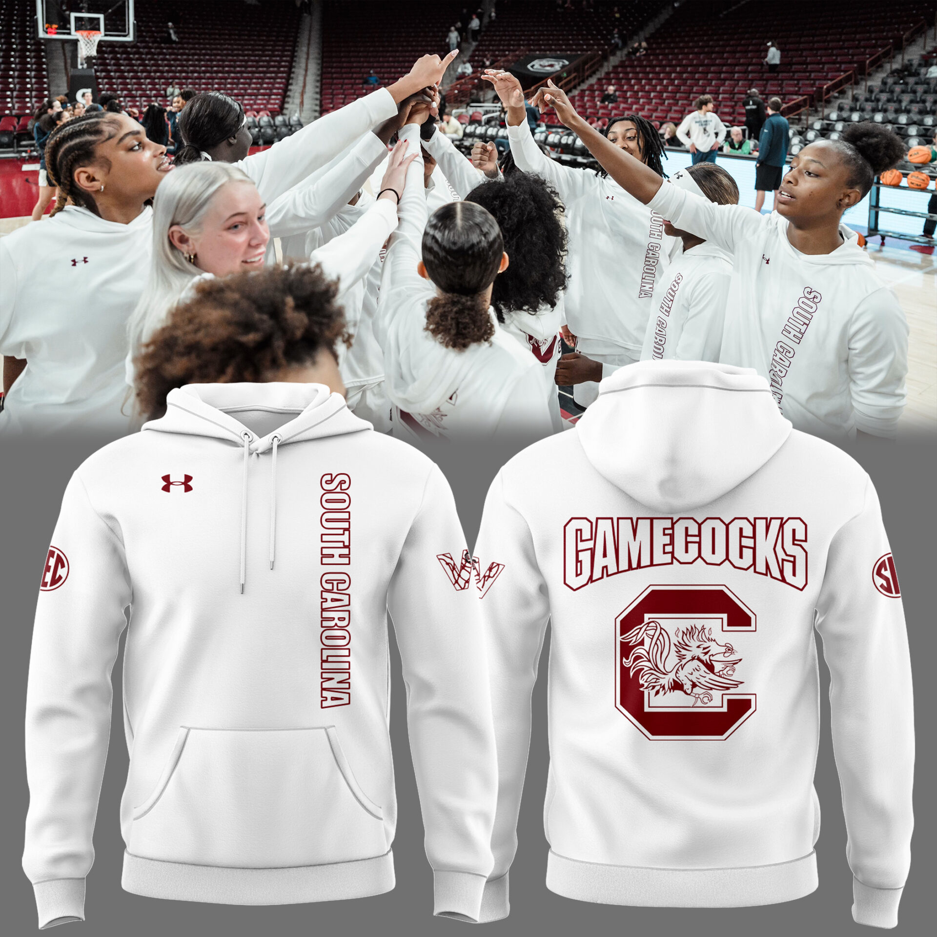 South Carolina Women's Basketball Hoodie Gift Ideas For Basketball Players