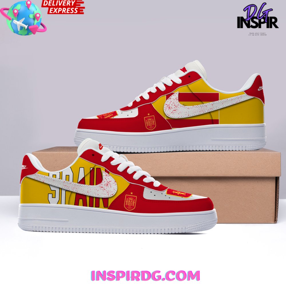 Spain Euro 2024 Limited Edition Air Force 1 Sneaker