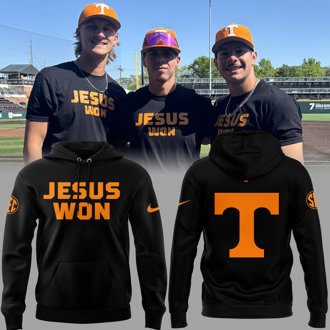 Special Edition Tennessee Baseball Jesus Won Hoodie