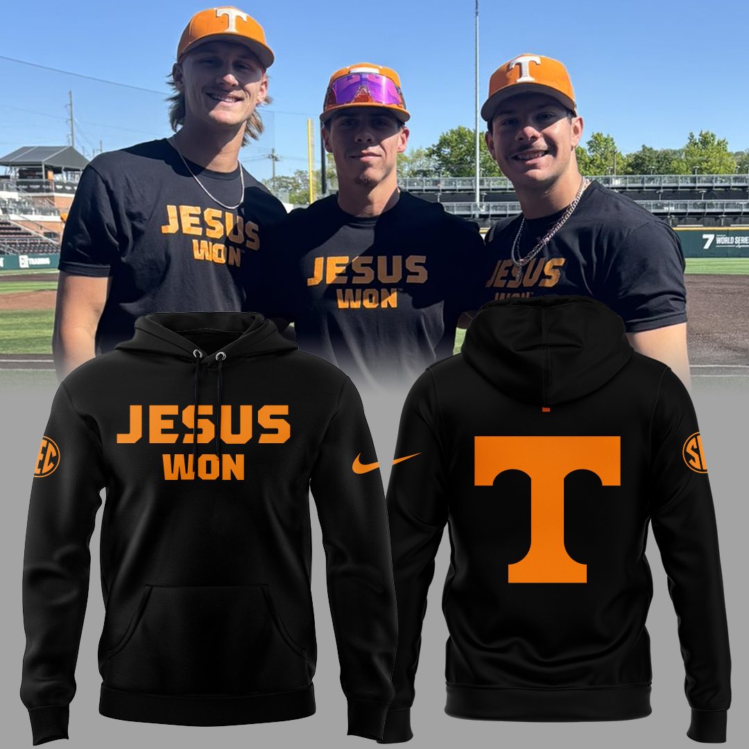 Special Edition Tennessee Baseball Jesus Won Hoodie Gift For Baseball Lover