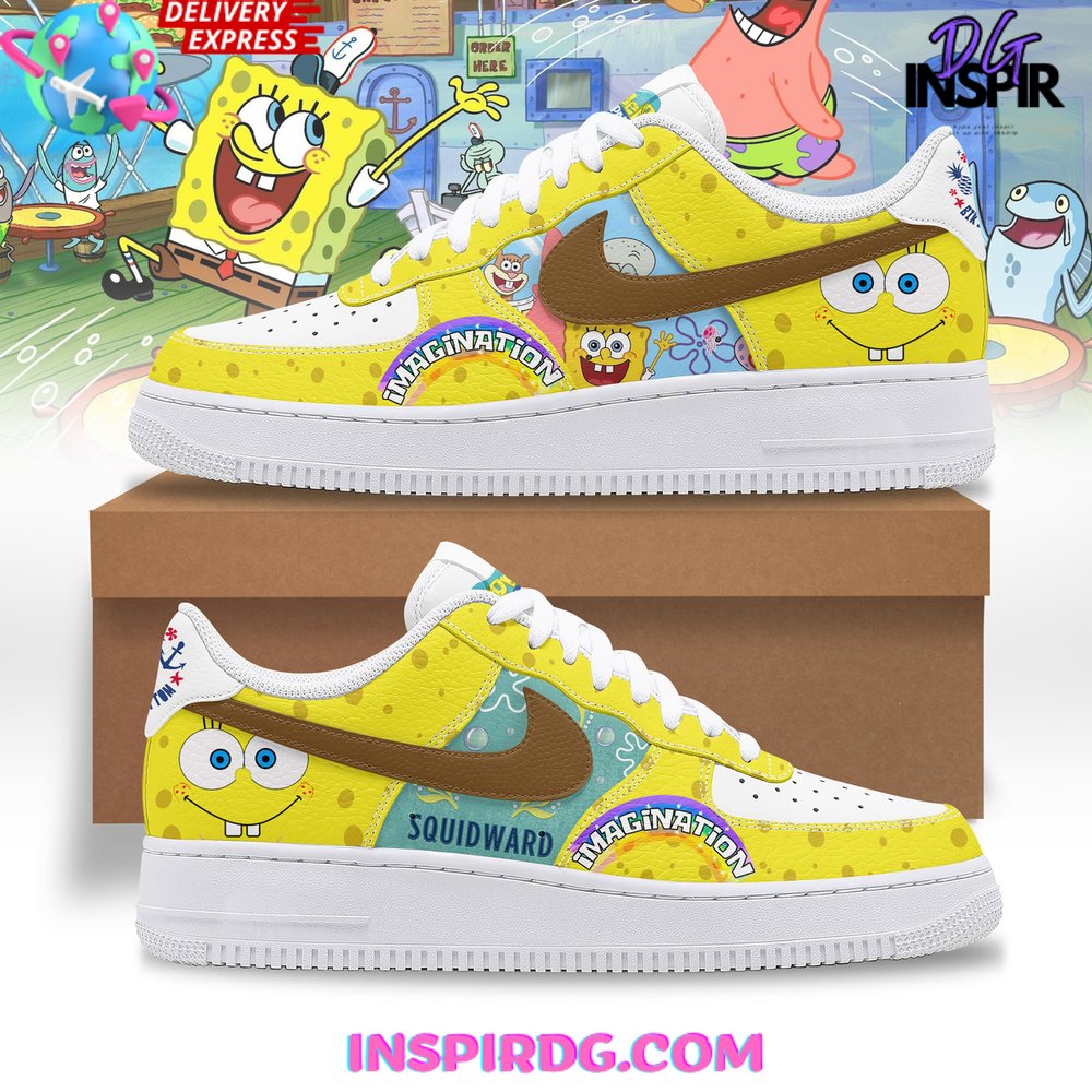 SpongeBob Imagination Limited Edition Air Force 1