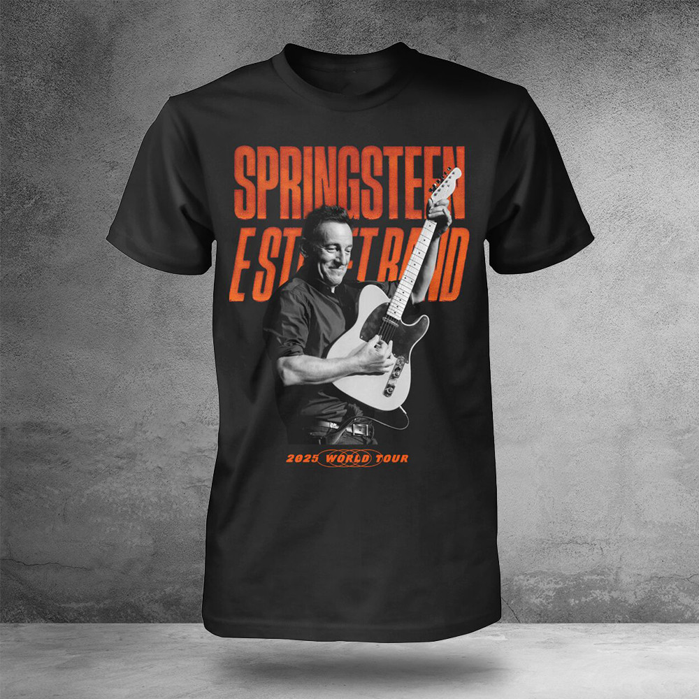 Springs Teen Bruce 2025 World Tour T-Shirt Oregontrailrvpk Shirt