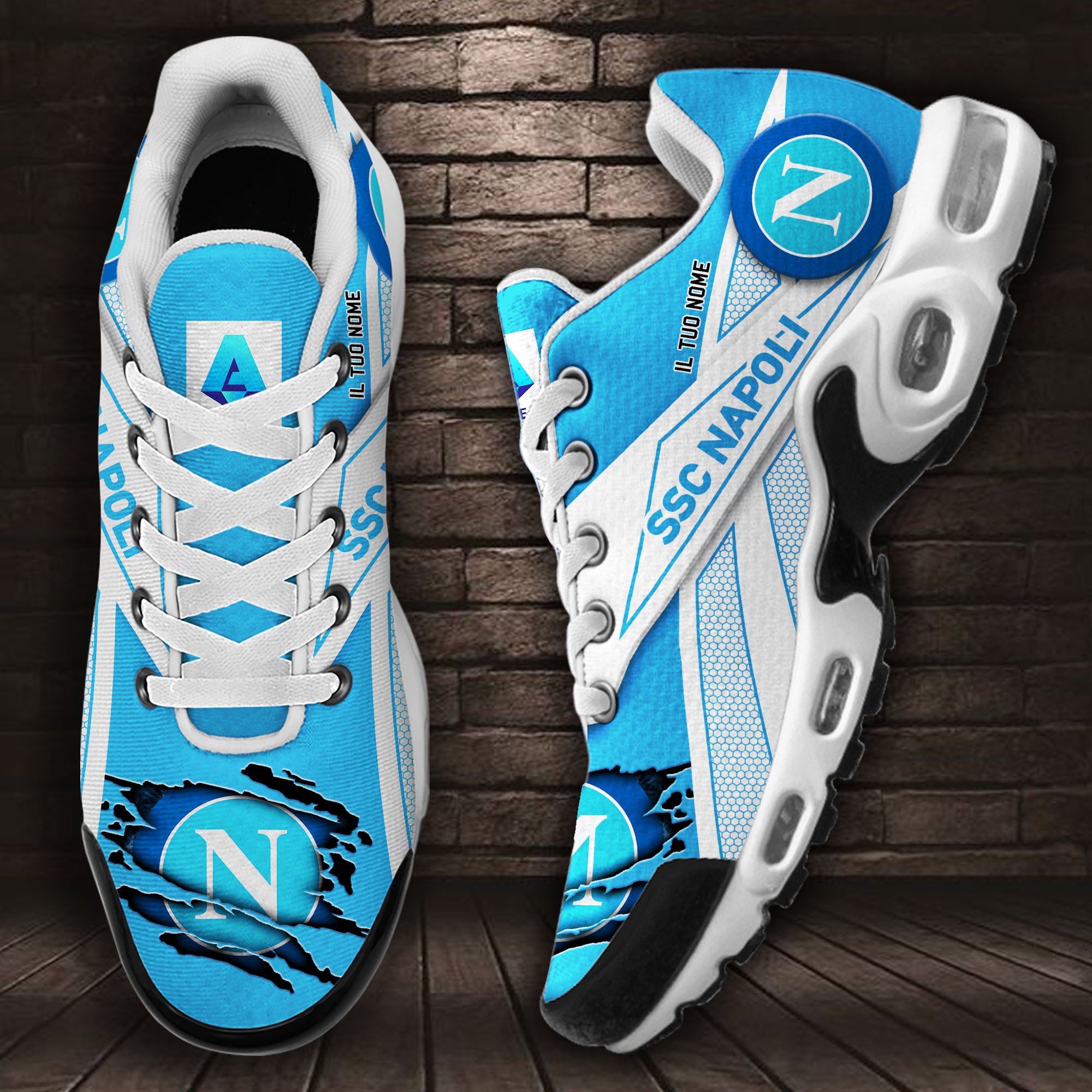 SSC Napoli Air Max Plus Shoes Sneakers For Men And Women