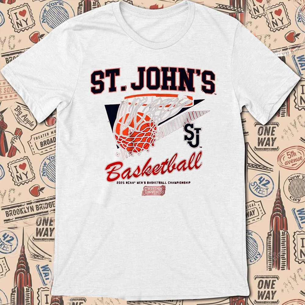 St John's Red Storm Basketball March Madness 2025 NCAA Men's Basketball Championship Shirt Oregontrailrvpk Shirt