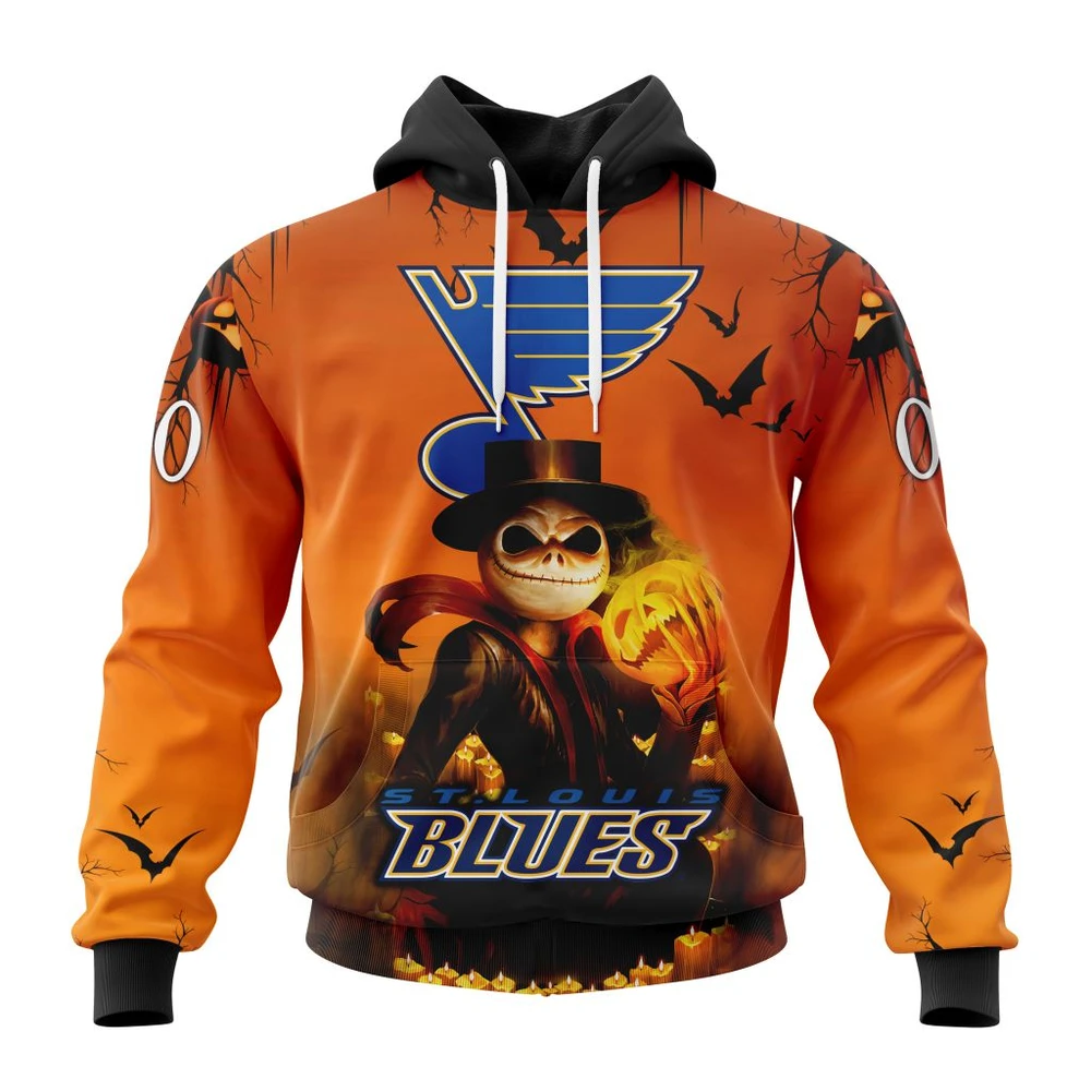 St Louis Blues Special Halloween Concepts All Over Print Hoodie Style 75845